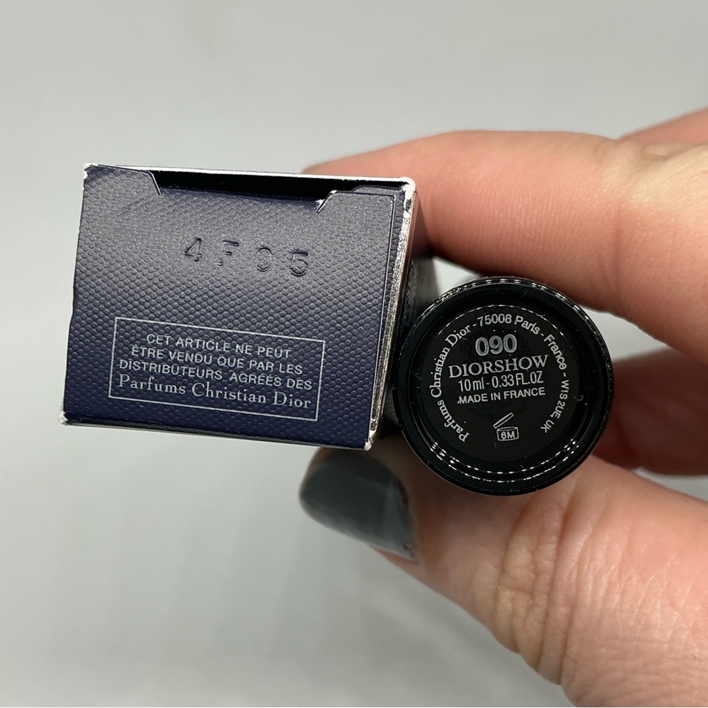 Dior Diorshow Mascara‎ #090 BLACK 0.34oz / 10ml *NEW IN BOX* Full Size FRESH - Picture 2 of 2